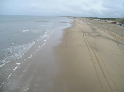 Scheveningen Beach in Den Haag, Netherlands